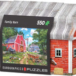 Family Barn Tin 550 Piece Jigsaw Puzzle - Eurographics 8551-5601