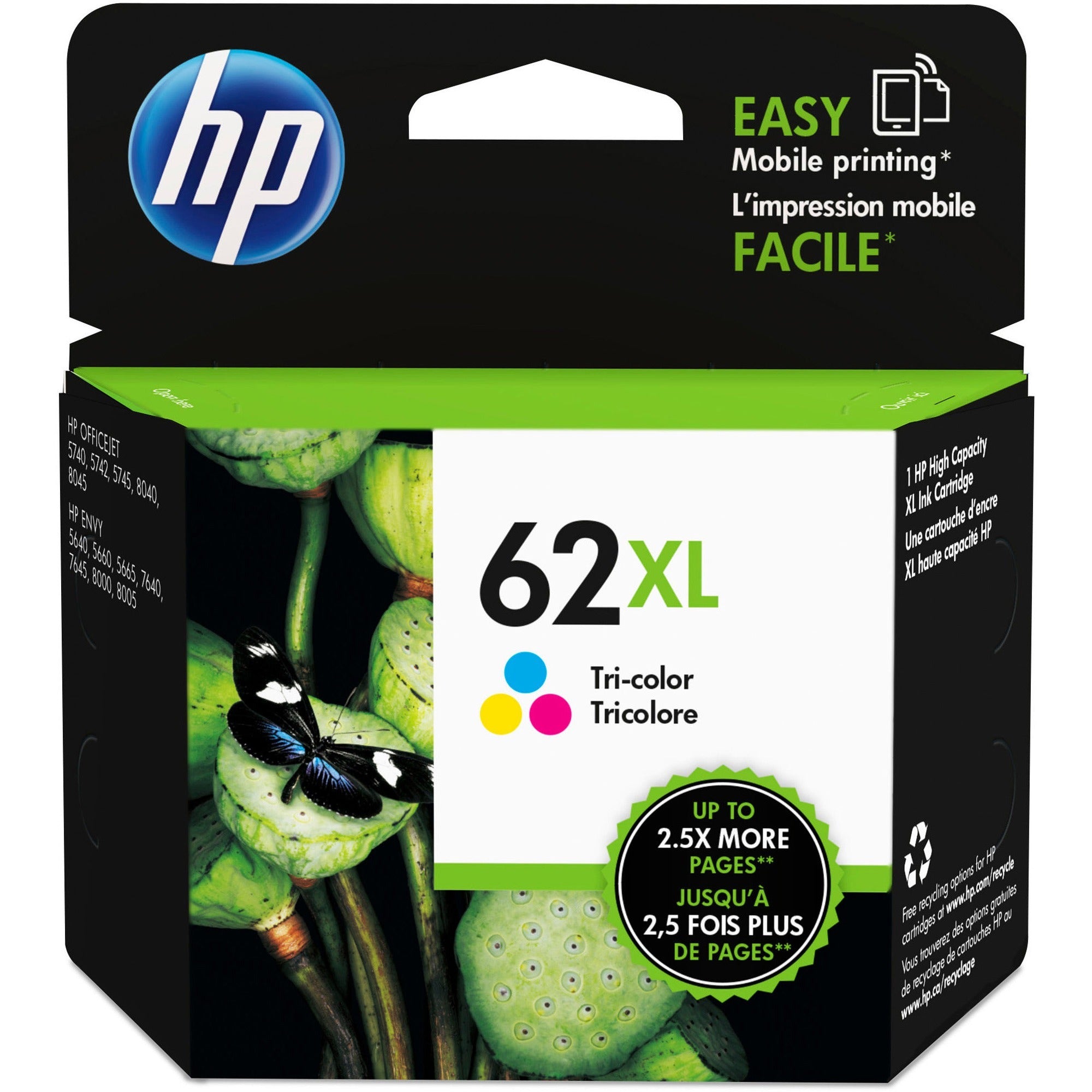 Hp 62Xl (C2P07An) - Cyan, Magenta, Yell 856-240