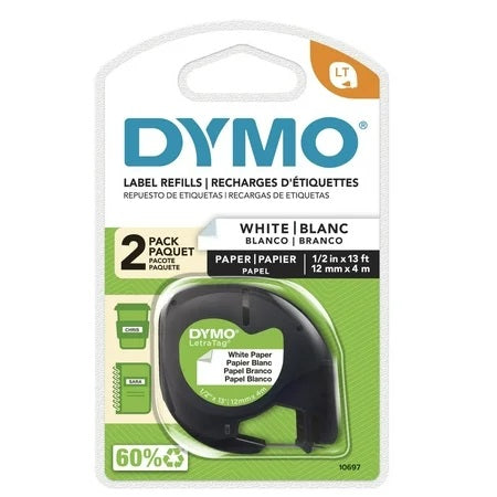 2Pk Dymo Letra Tag 858-238