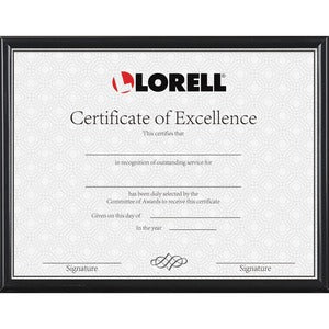 8.5X11 Black Frame 886-332