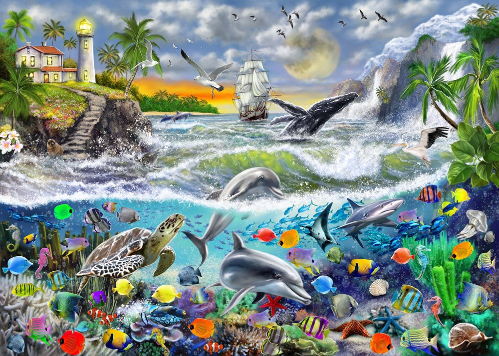 Aquatic Island 1000 Pc Puzzle 8906139540153