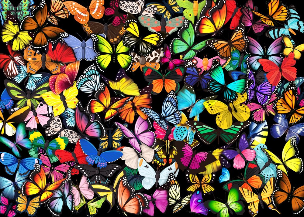 Unique Butterflies 1000 Pc 8906139540993