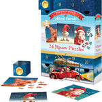 Eurographics Christmas Animals Advent Calendar 24 Mini Puzzles 8924-5734