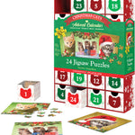 Eurographics Christmas Cats Advent Calendar 24 Mini Puzzles 8924-5737