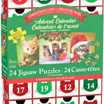 Eurographics Christmas Cats Advent Calendar 24 Mini Puzzles 8924-5737