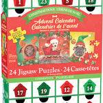 Eurographics Christmas Dogs Advent Calendar 24 Mini Puzzles 8924-5738