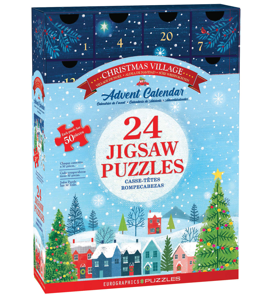 Christmas Village Advent Calendar Puzzles - Eurographics 8924-5920