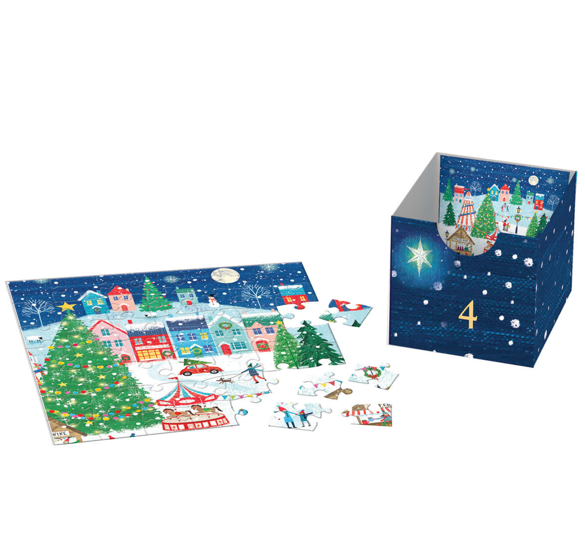 Christmas Village Advent Calendar Puzzles - Eurographics 8924-5920_3