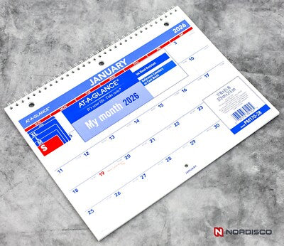 MTHLY DESK/WALL CALENDAR,12 MT 908-698