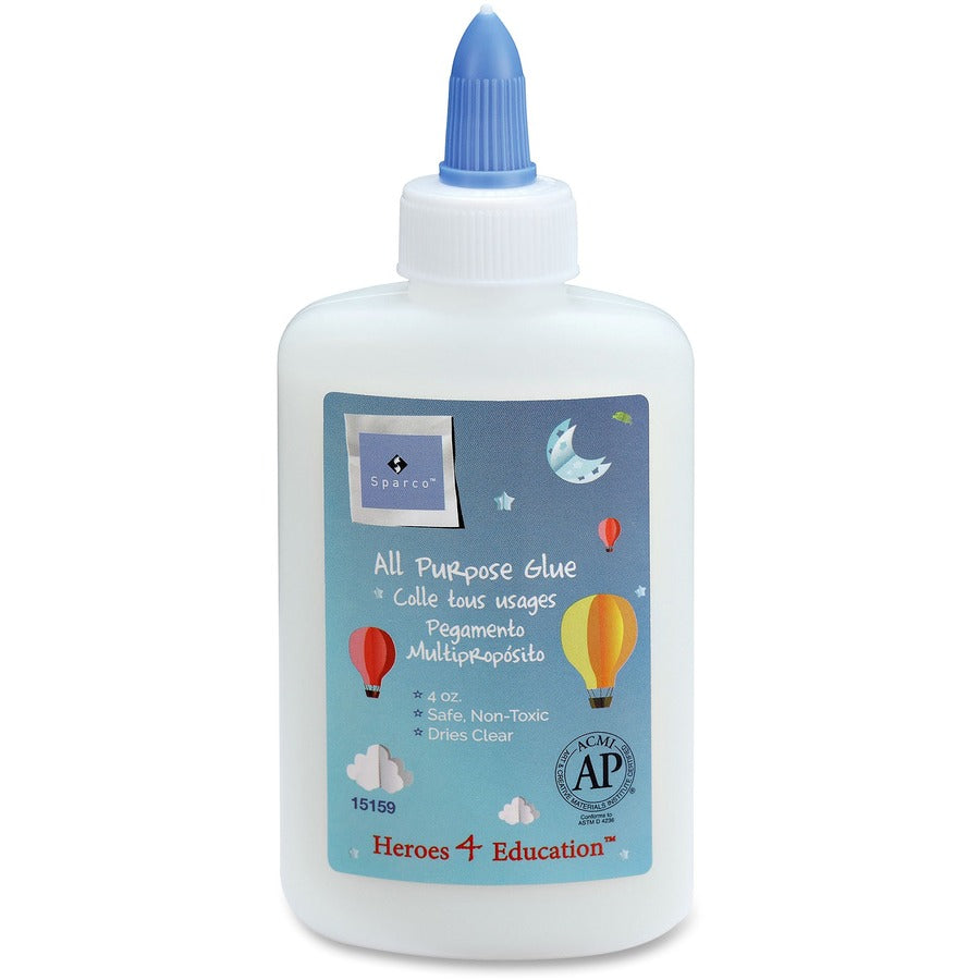 Sparco Washable School Glue - 4 oz 40 909-258