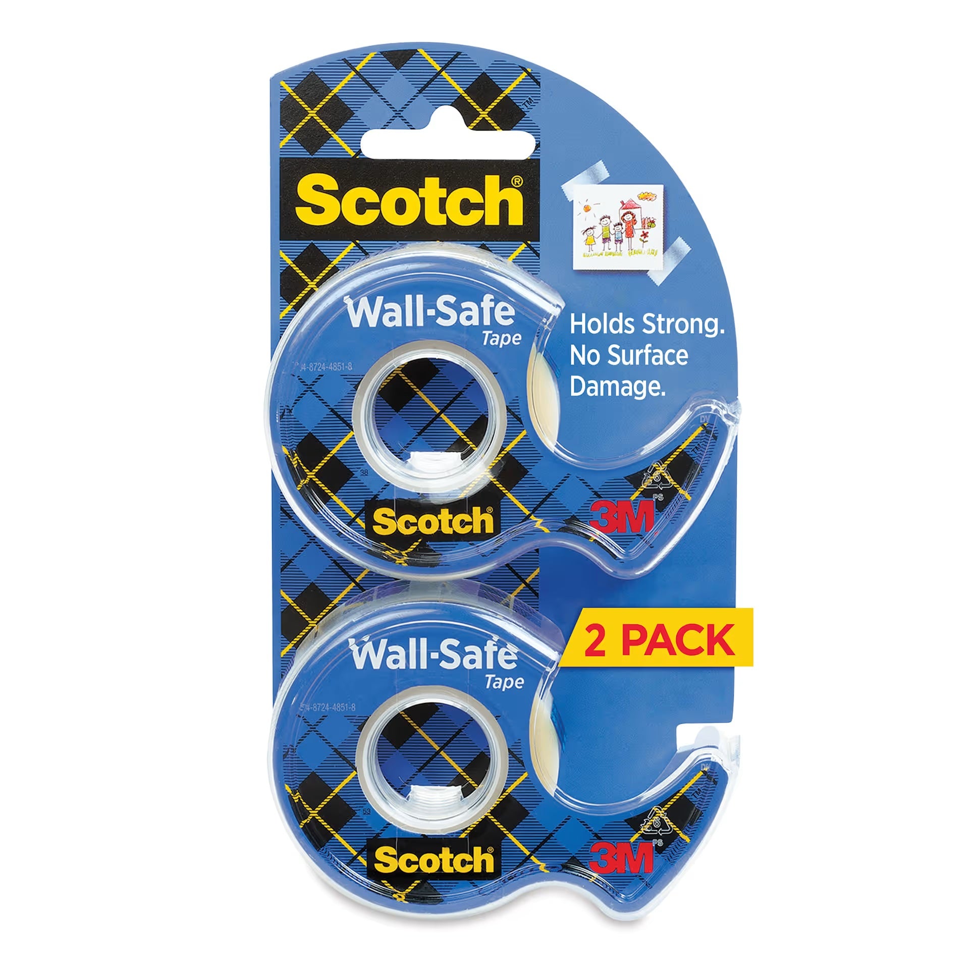 WALL SAFE TAPE 2/PACK 40 920-552