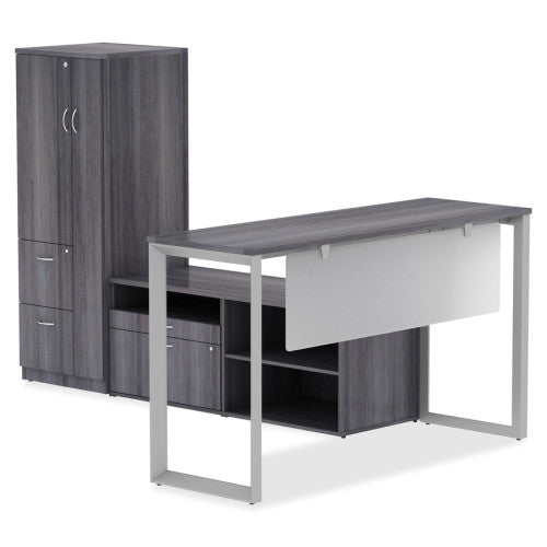 Lorell Relevance Series Mahogany Laminate Office Furniture Credenza (16214) - Ki 936-173_2