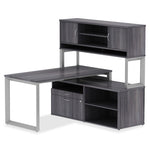 Lorell Relevance Series Mahogany Laminate Office Furniture Credenza (16214) - Ki 936-173_3