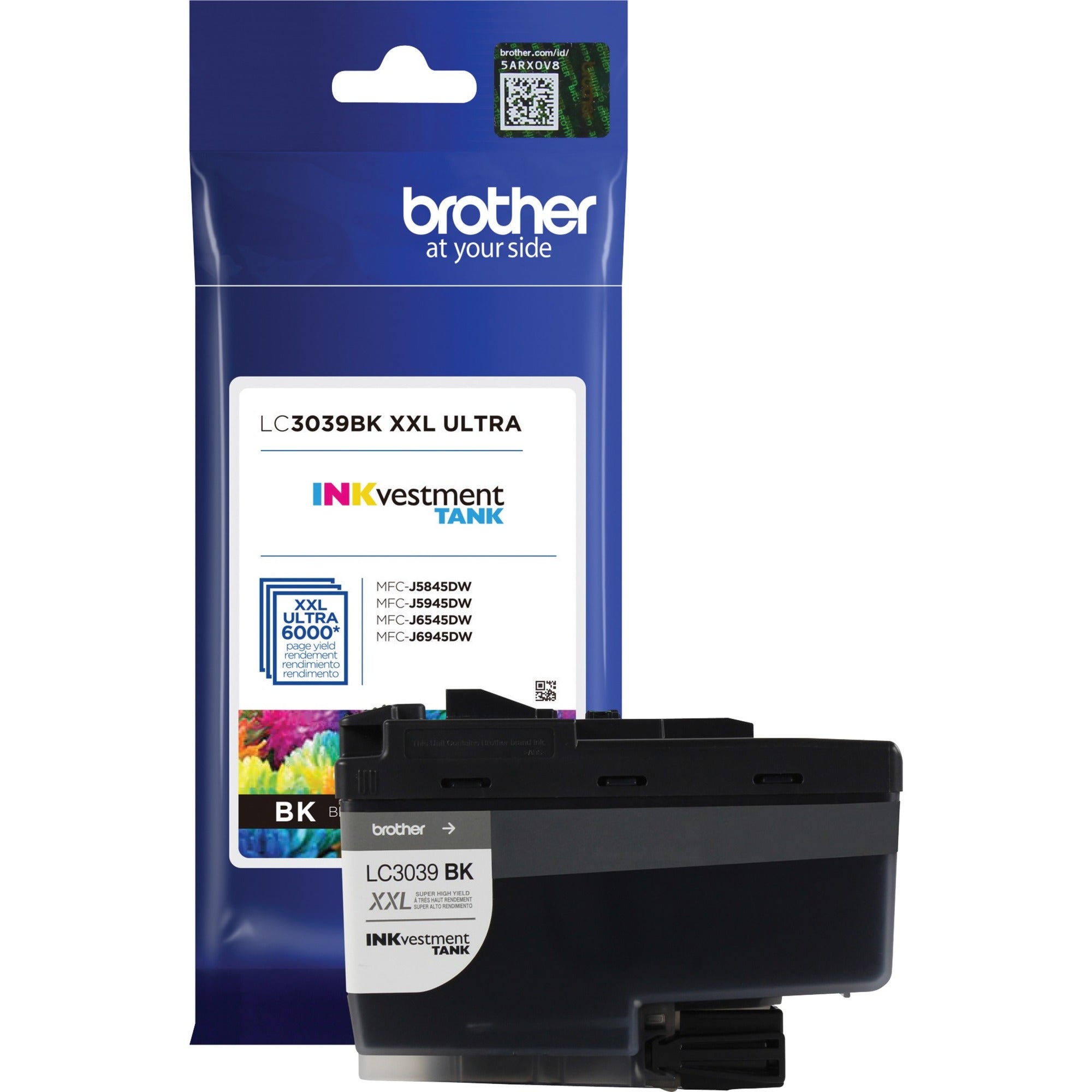 Brother Genuine Lc3039Bk - Black Ink 953-192