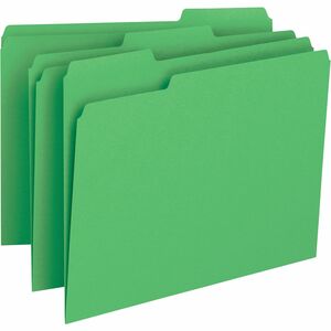 Green File Folders 12143 962-938
