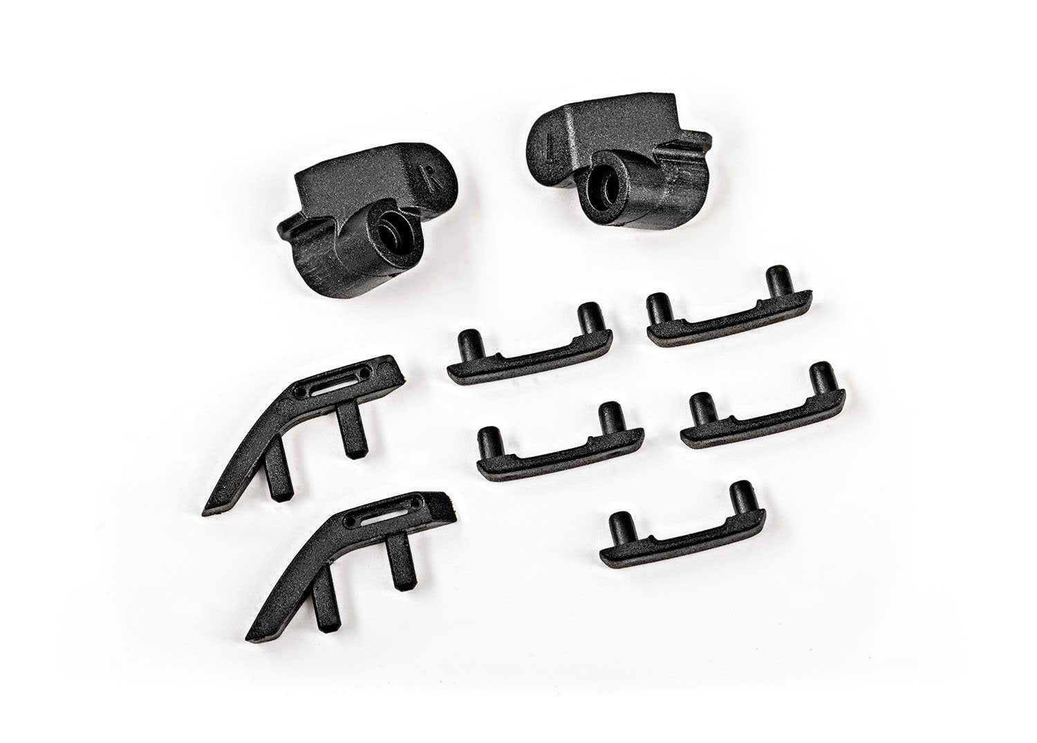 TRAXXAS 9717 TRAIL SIGHTS / DOOR HANDLES, FR BUMPER COVERS: FITS #9711 BODY 9717