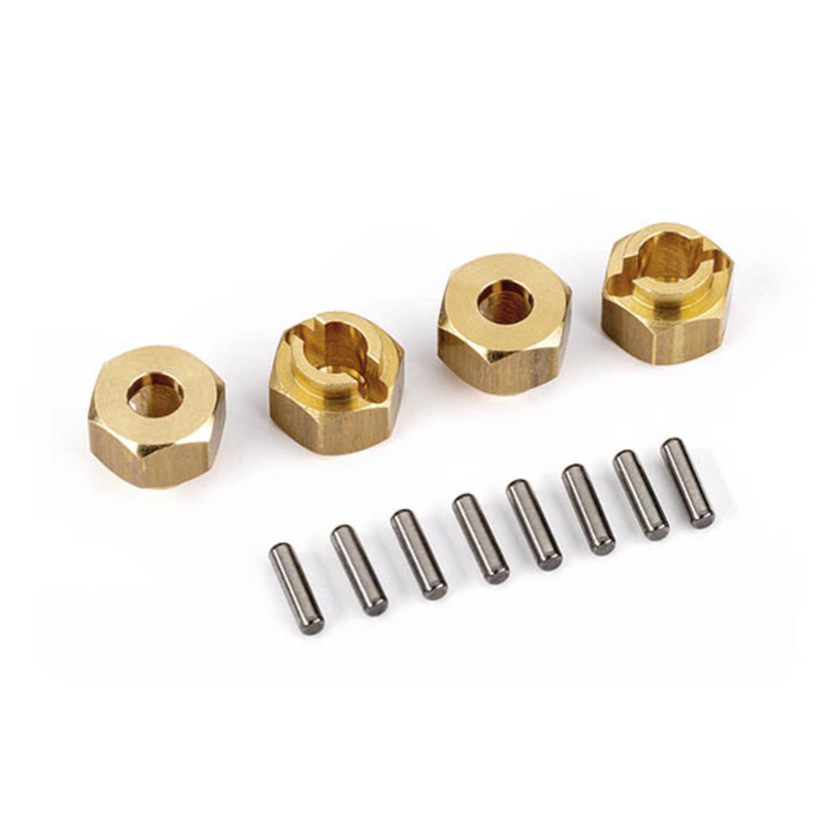 Trx-4M 7Mm Brass Wheel Hex (4) 1 Gram Tra9750X 9750X