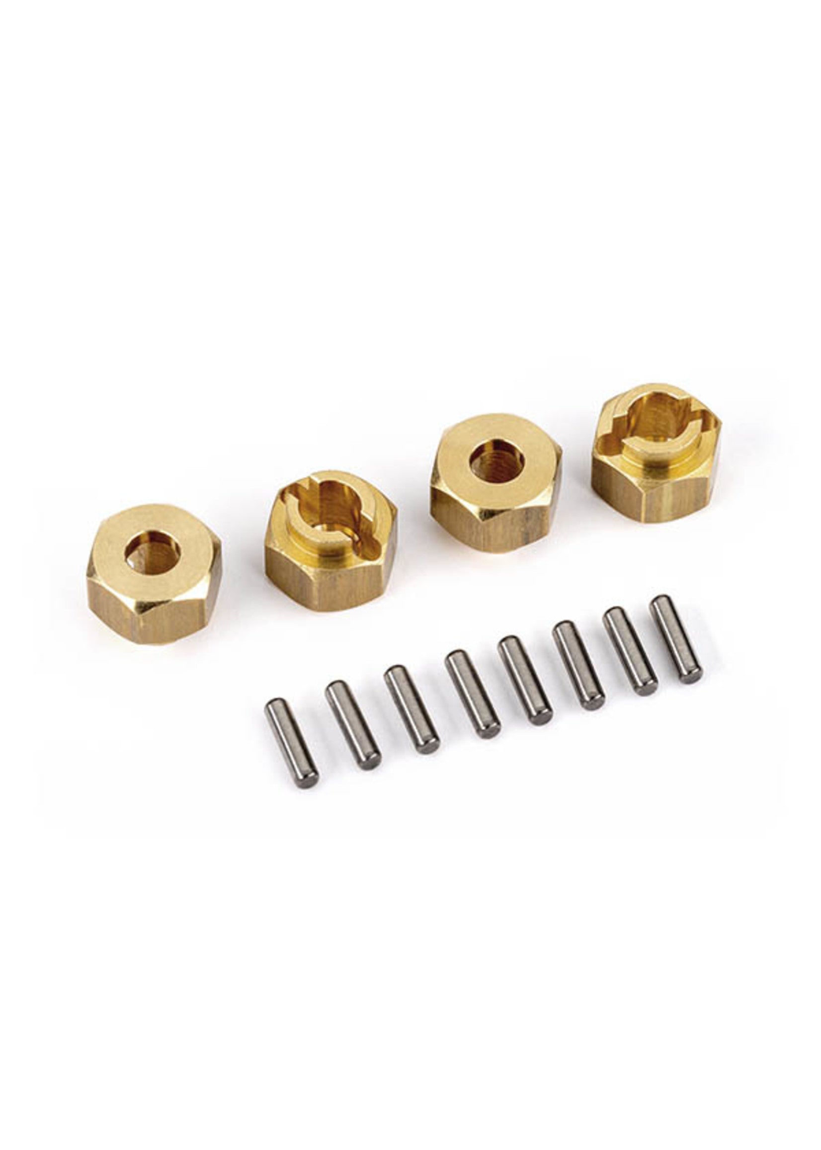 Trx-4M 7Mm Brass Wheel Hex (4) 1 Gram Tra9750X 9750X