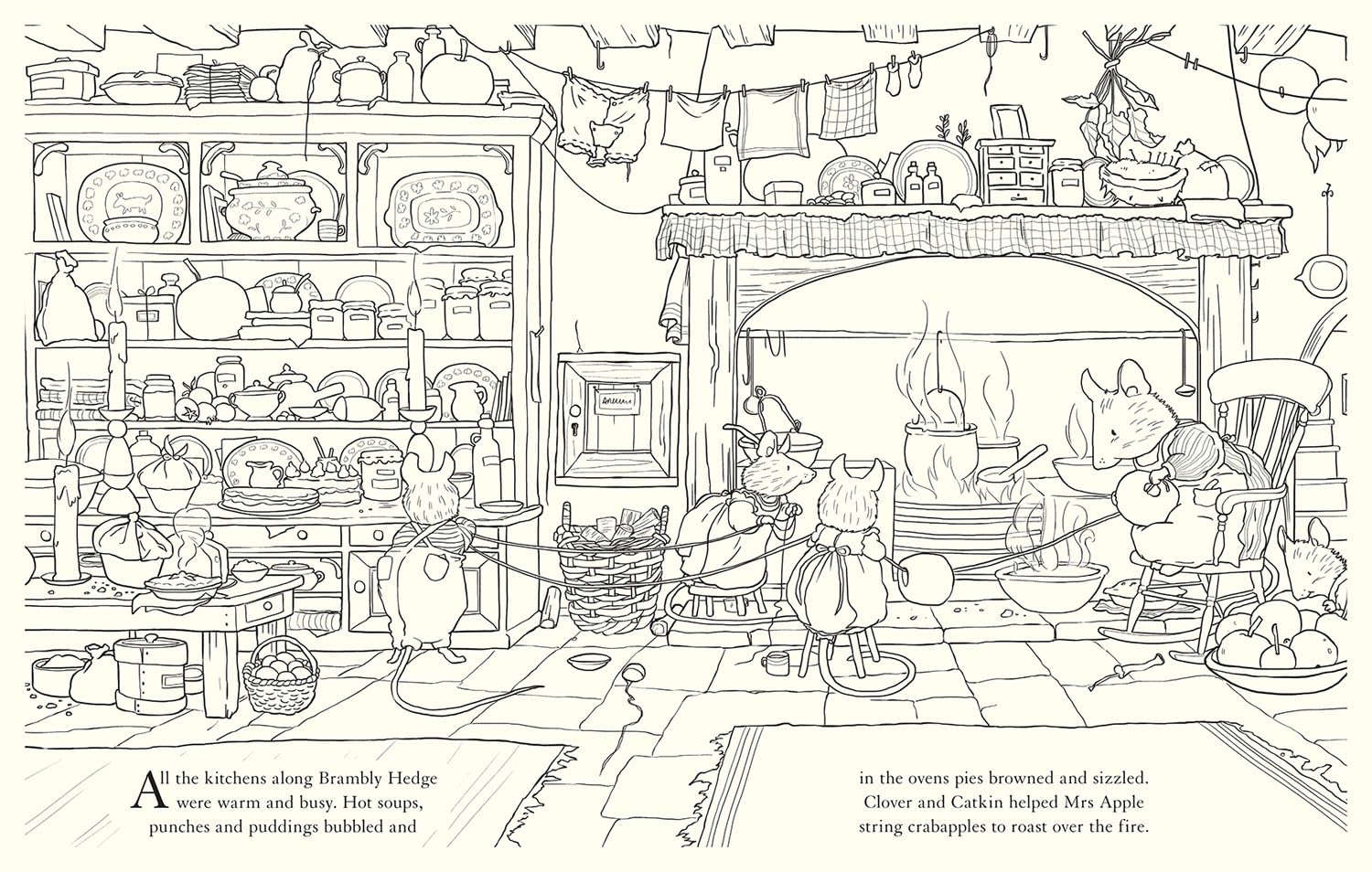 Brambly Hedge: Festive Coloring Book by Barklem. Jill 9780008699543_4