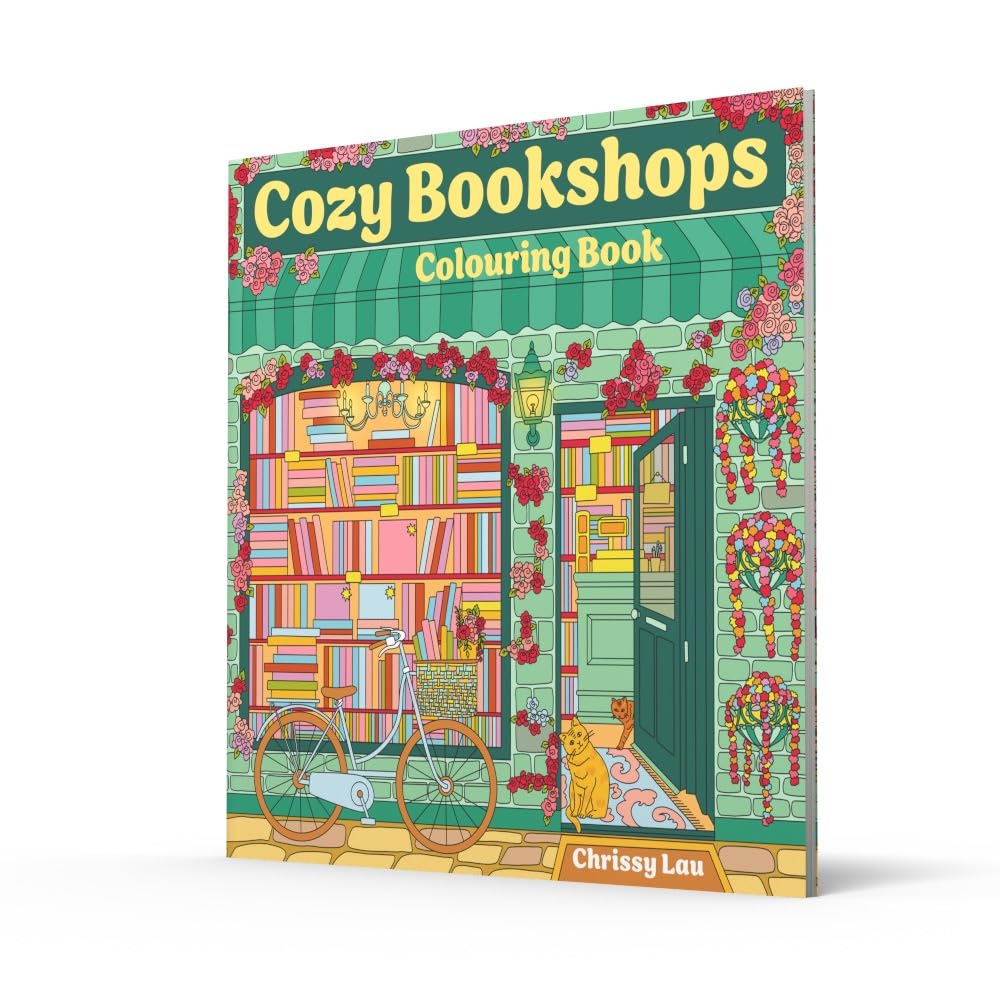 Cozy Bookshops: Colouring Book by Lau. Chrissy 9780008772758_1