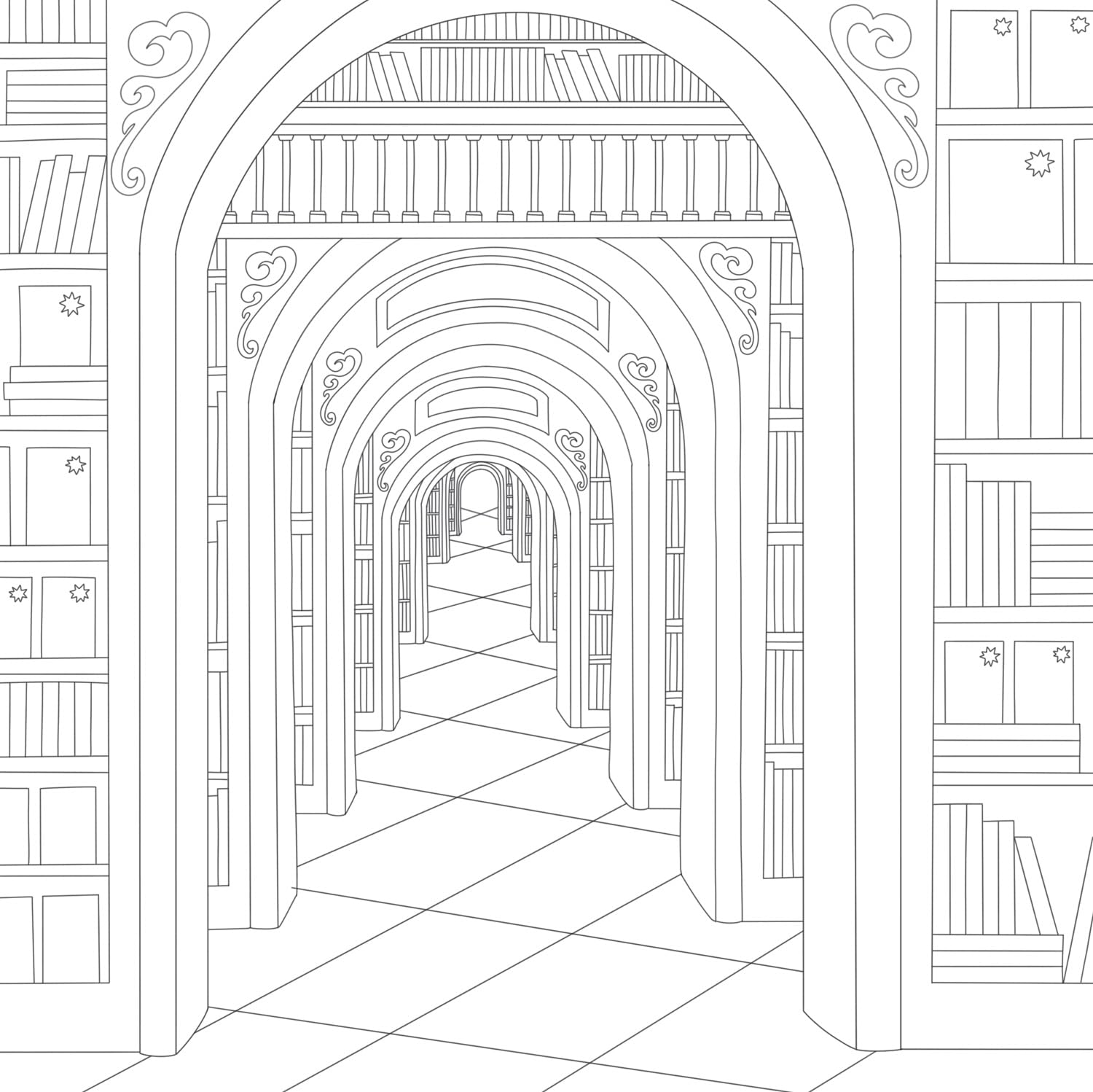 Cozy Bookshops: Colouring Book by Lau. Chrissy 9780008772758_4