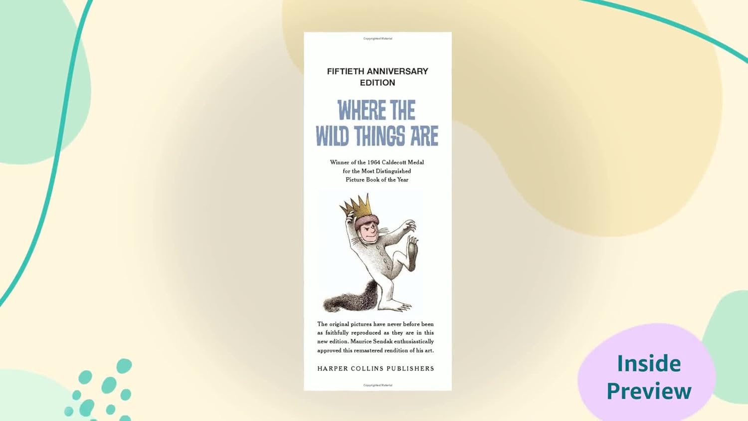 Where The Wild Things Are Childrens Picture by Sendak. Maurice 9780060254926_1