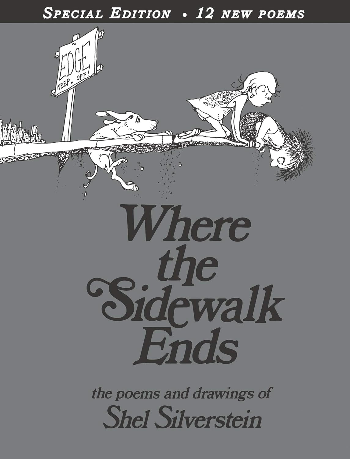 Where The Sidewalk Ends Wth 12 Extra Poems: Poems & Drawings by Silverstein. She 20 9780060572341