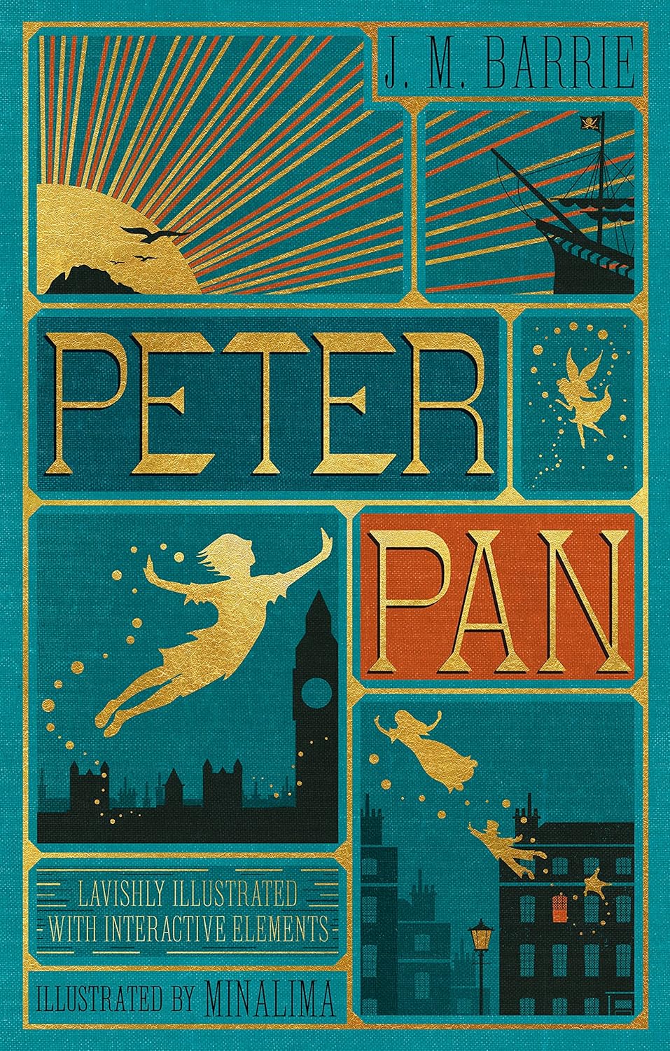 Peter Pan (Minalima Edition) (Lllustrated With Interactive Elements) -Barrie. Ja 9780062362223