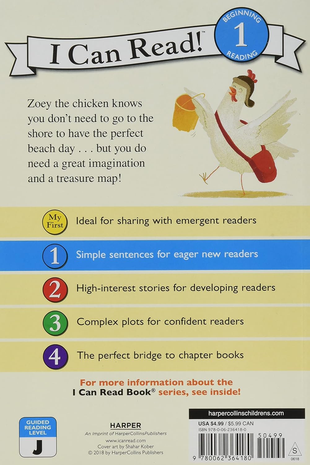 Chicken On Vacation (I Can Read Level 1) by Lehrhaupt. Adam; Kober. Shahar 9780062364180_1