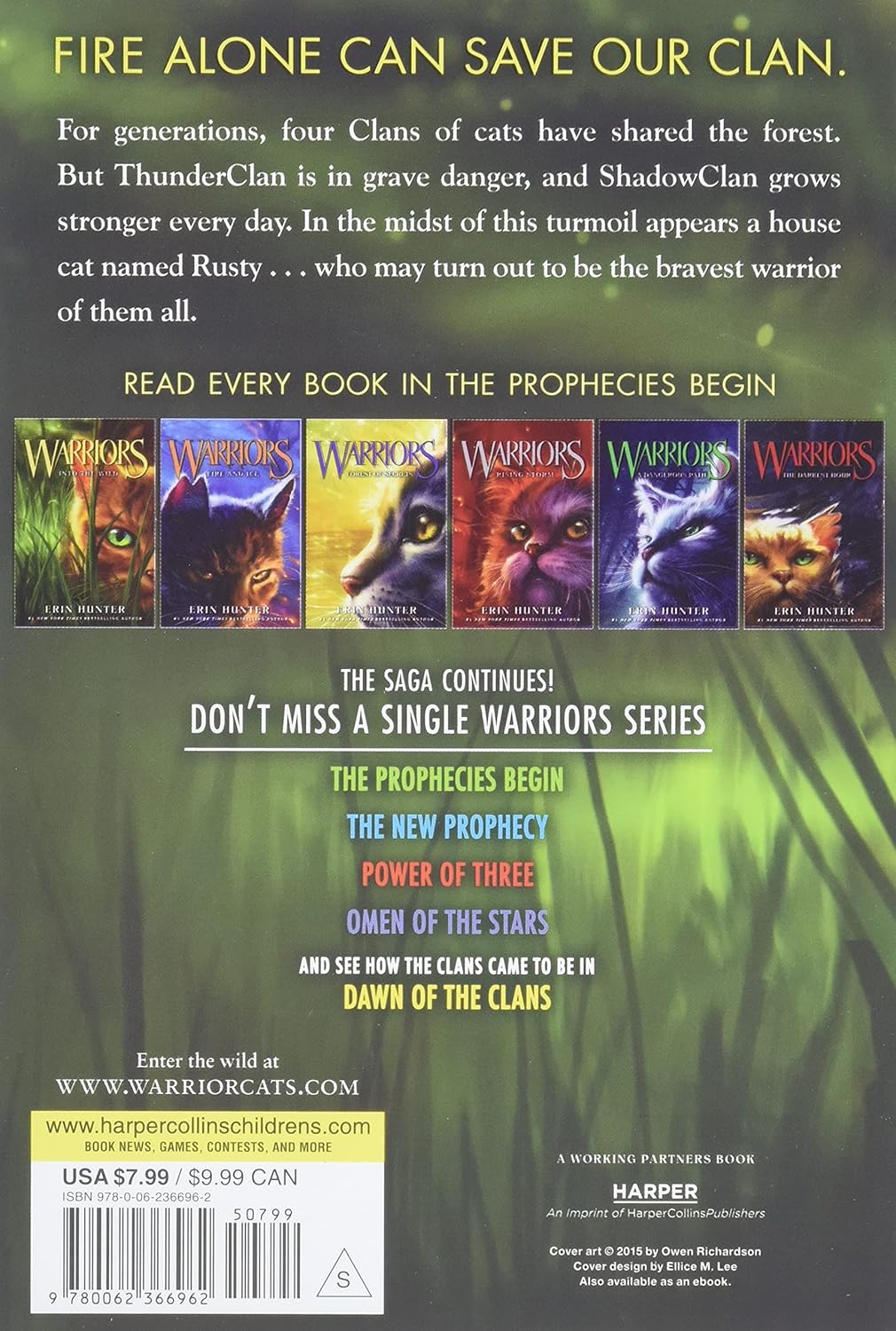 WARRIORS #1: INTO THE WILD - HUNTER. ERIN ; STEVENSON. DAVE CHILDRENS BOOKS 9780062366962_1