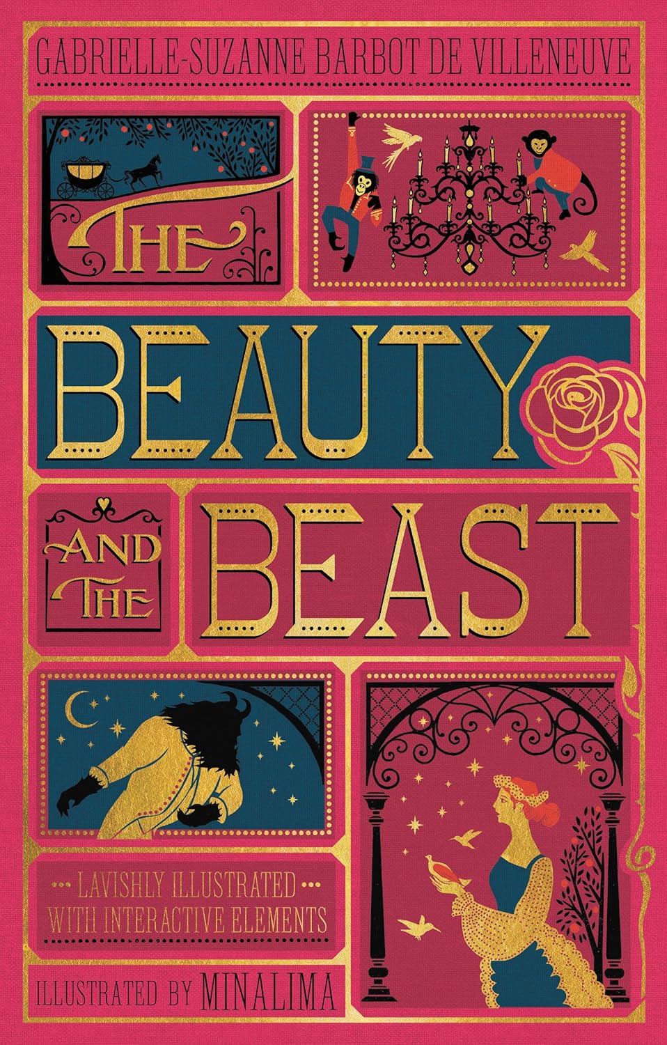 Beauty And The Beast, The (Minalima Edition): (Illustrated With Interactive Elem 9780062456212