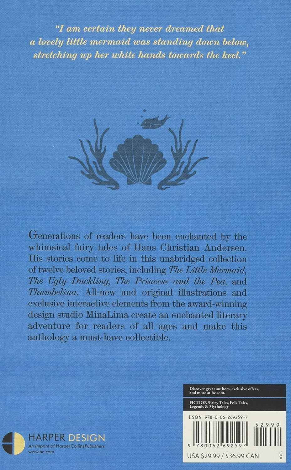 The Little Mermaid And Other Fairy Tales (Minalima Edition): (Illustrated With I 9780062692597_1