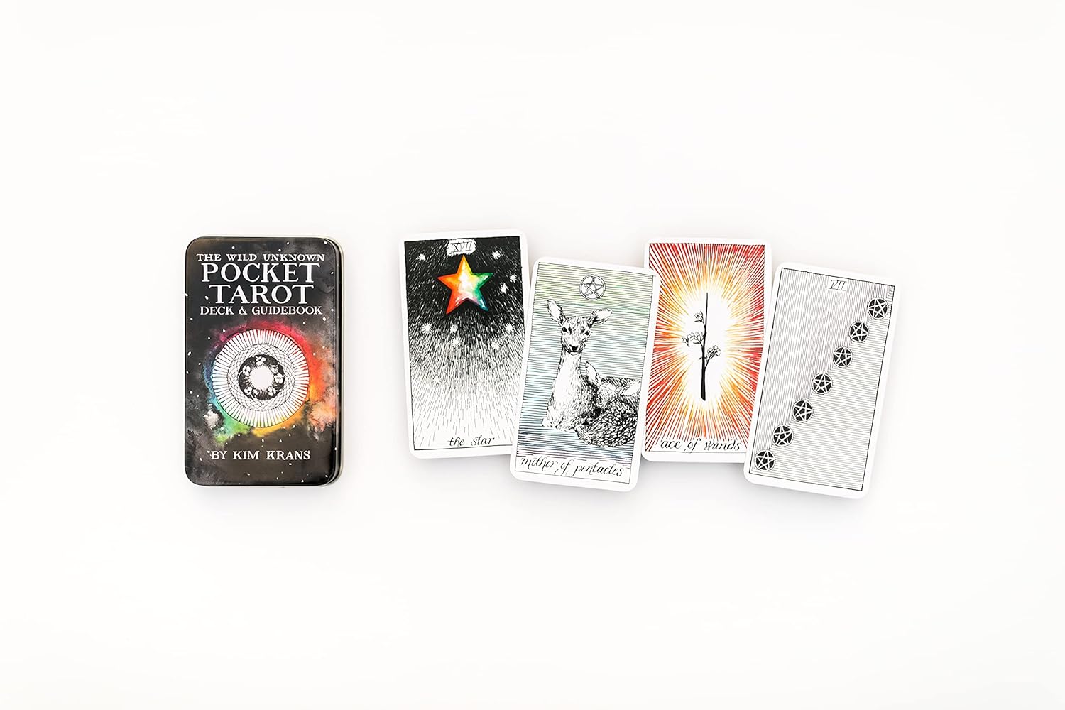 The Wild Unknown Pocket Tarot by Krans. Kim 9780063113732_1