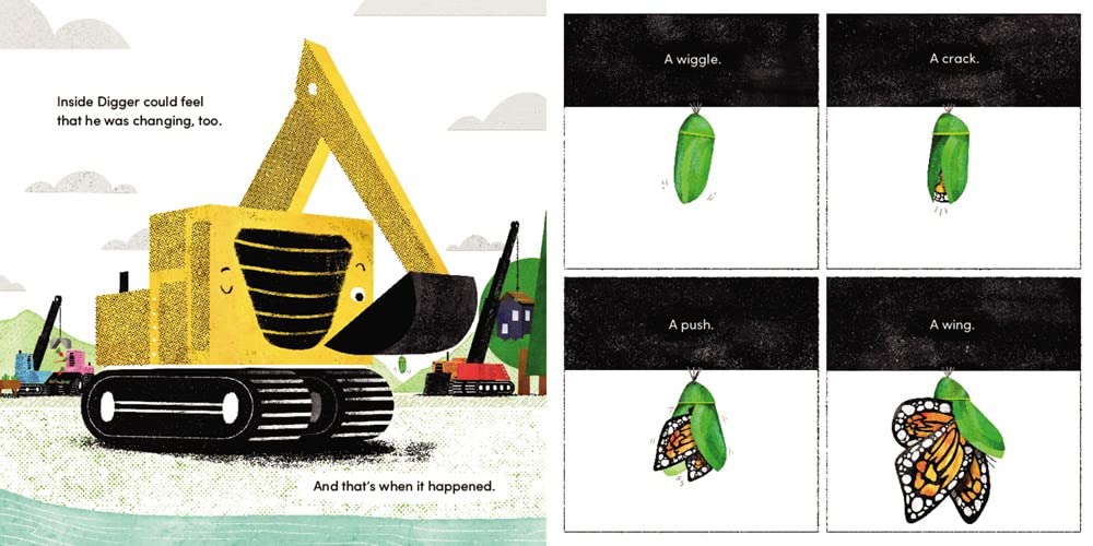 The Digger And The Butterfly by Kuefler. Joseph 9780063237940_4