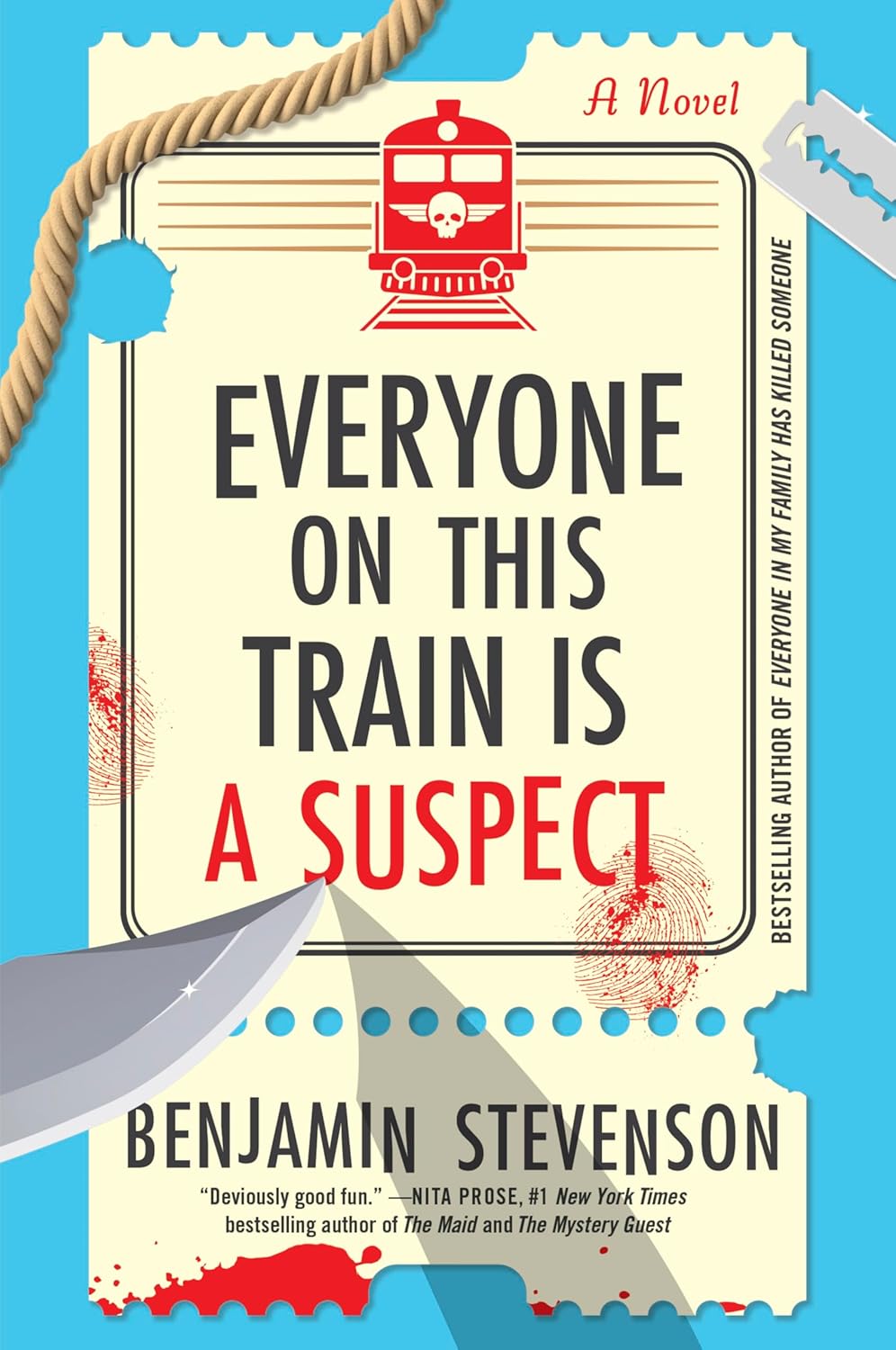 Everyone On This Train Is A Suspect (Ernest Cunningham #2) - Stevenson. Benjamin 20 9780063279087_54ad9613-3156-4e2a-99a1-d0f16041f6c5