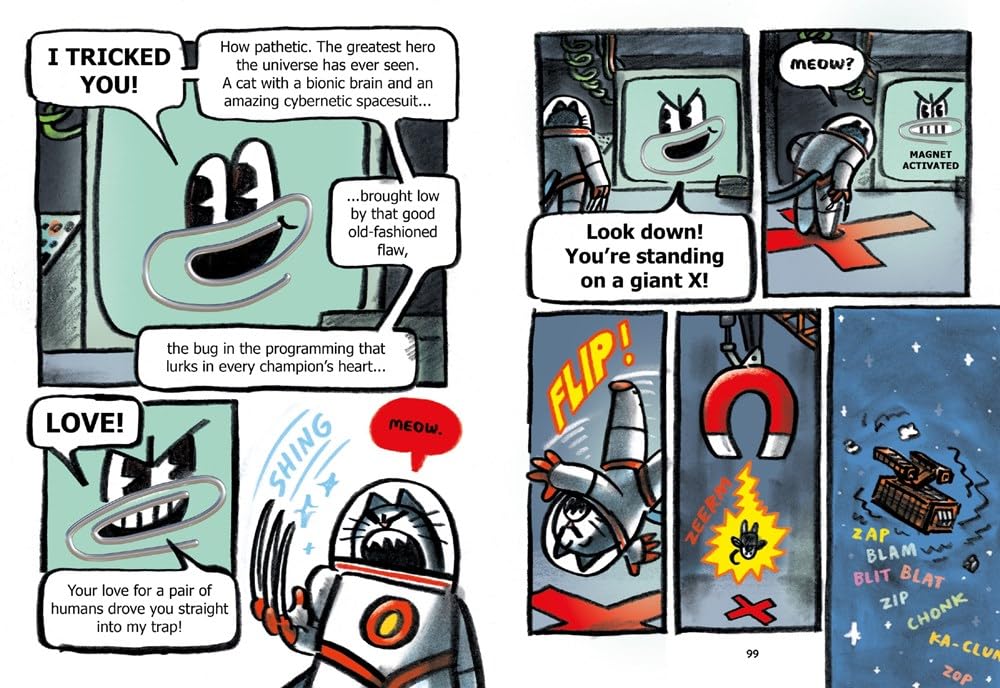 The First Cat In Space And The Wrath Of The Paperclip by Barnett. Mac; Harris 9780063315259_3