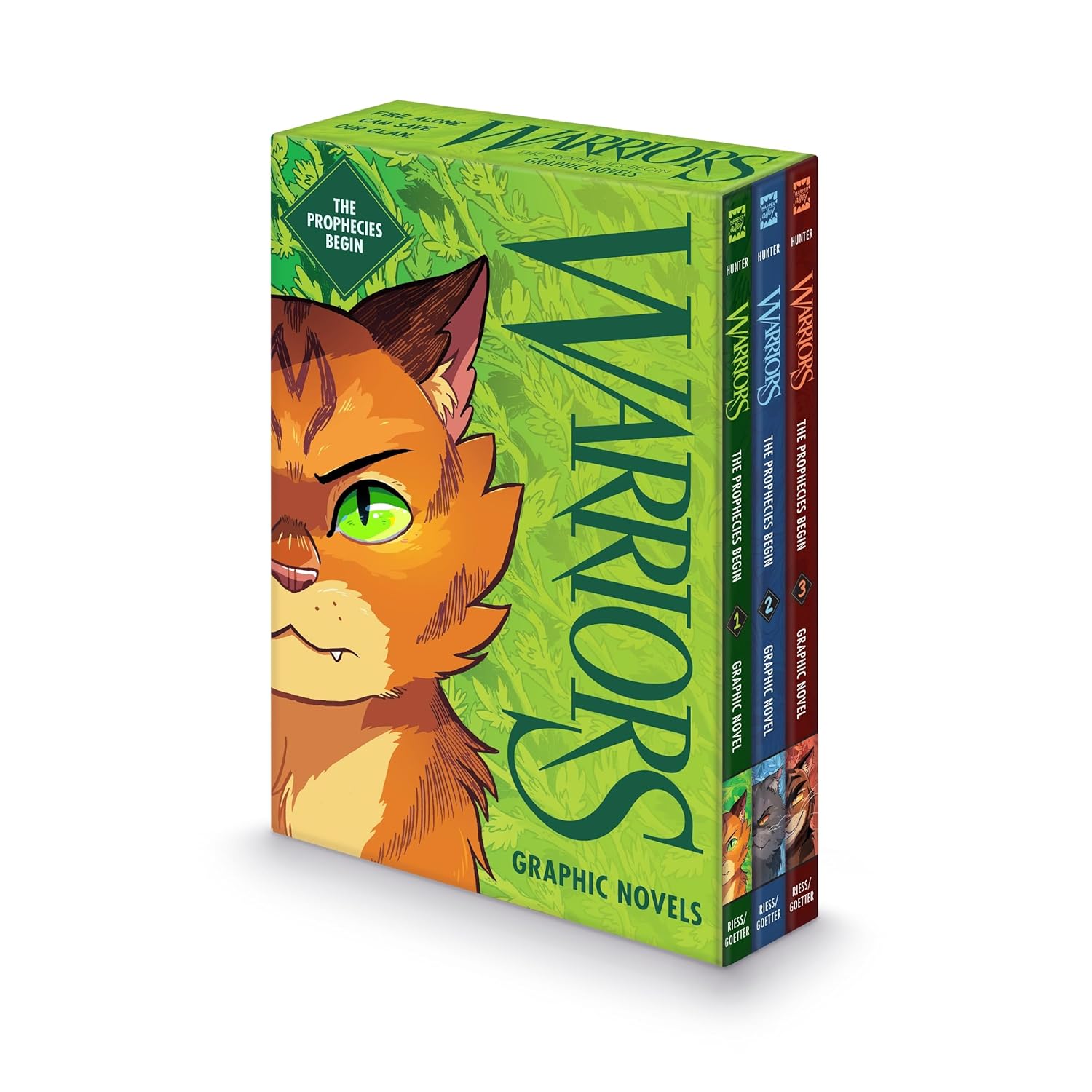 The Warriors Graphic Novel Box Set: The Prophecies Begin by Hunter. Erin 20 9780063440104
