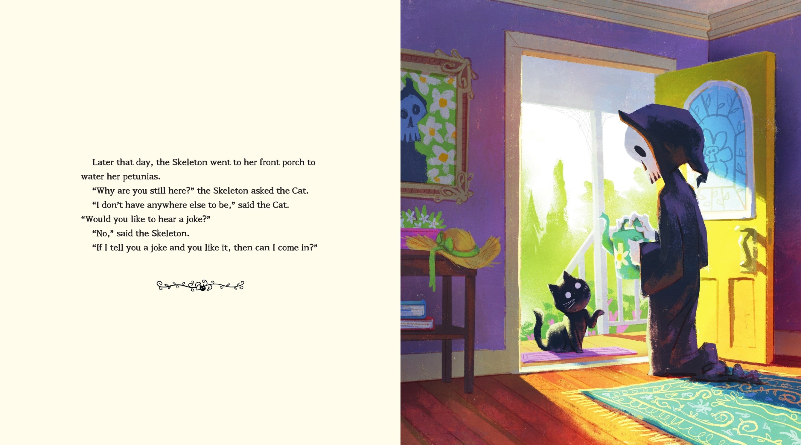 The Skeleton and the Cat by Scott. Brandon James 20 9780063455887_1