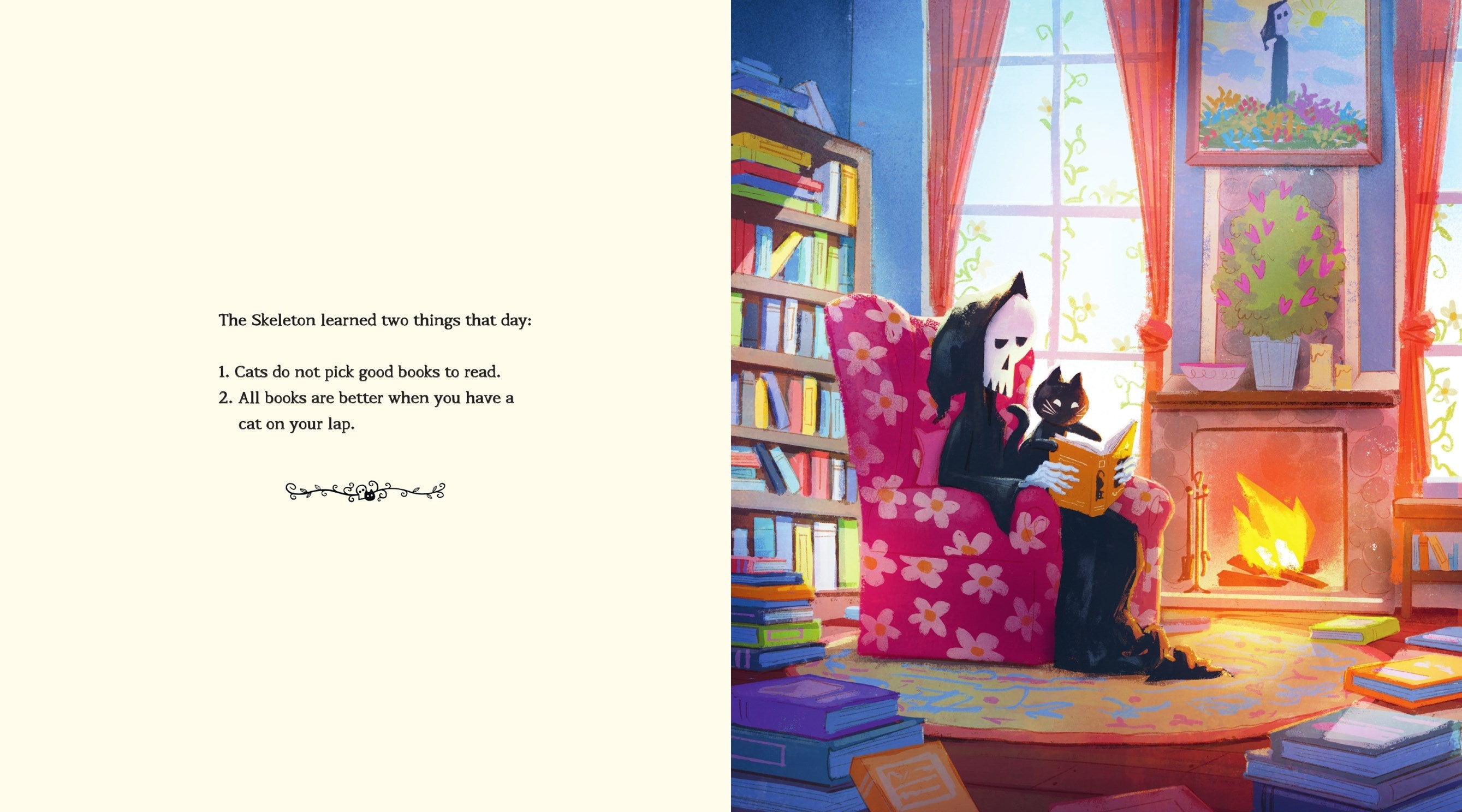 The Skeleton and the Cat by Scott. Brandon James 20 9780063455887_4