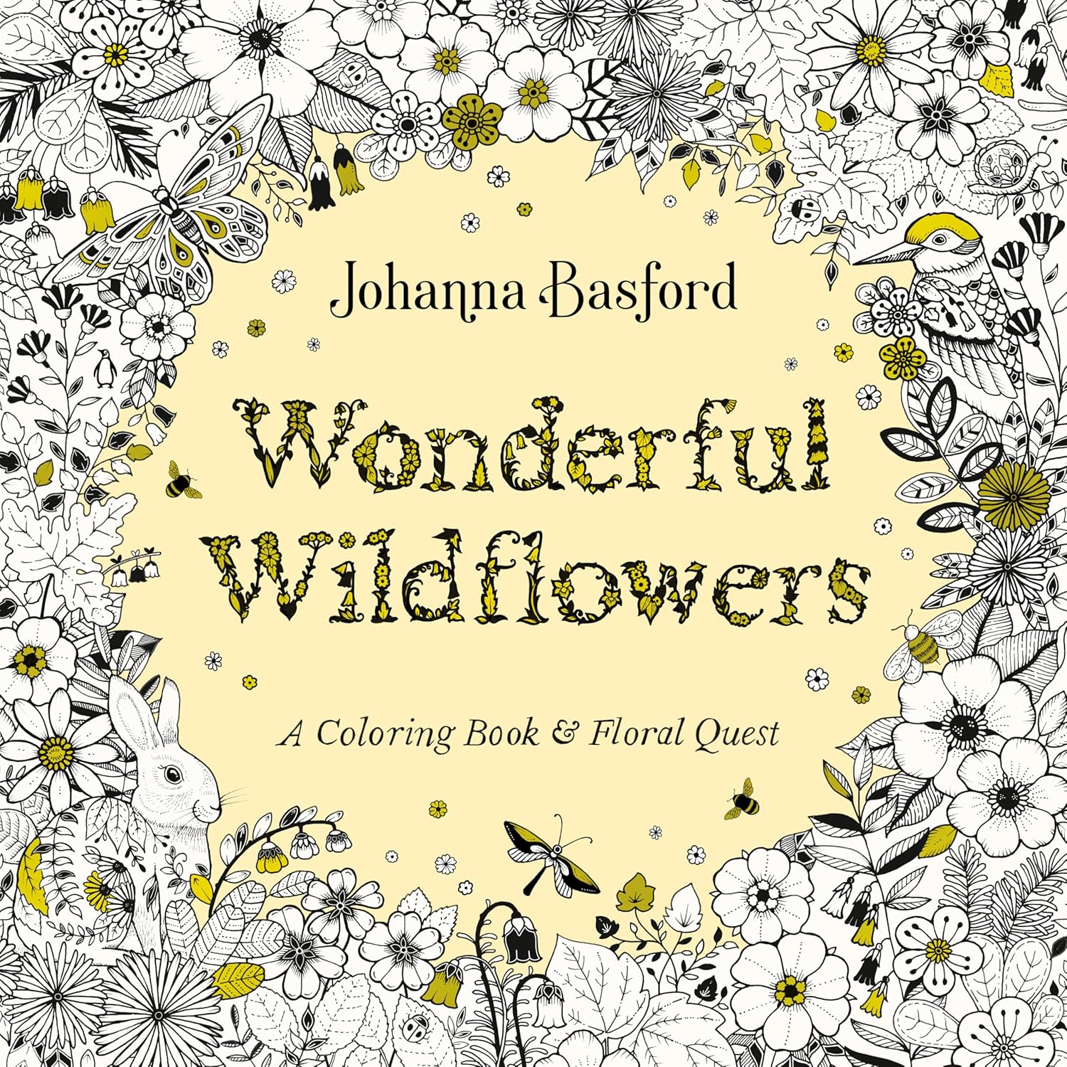 Wonderful Wildflowers: A Coloring Book And Floral Quest by Basford. Johanna 9780143138365