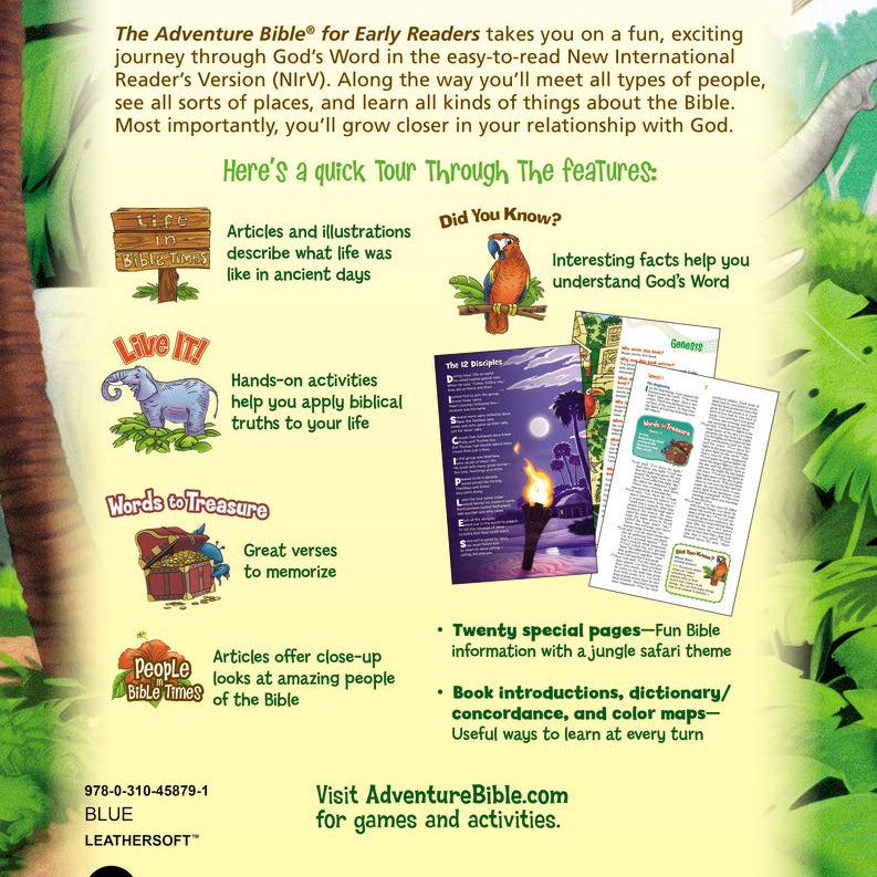Niv Adventure Bible For Early Readers, Leathersoft by Zonderkidz 20 9780310458791_1