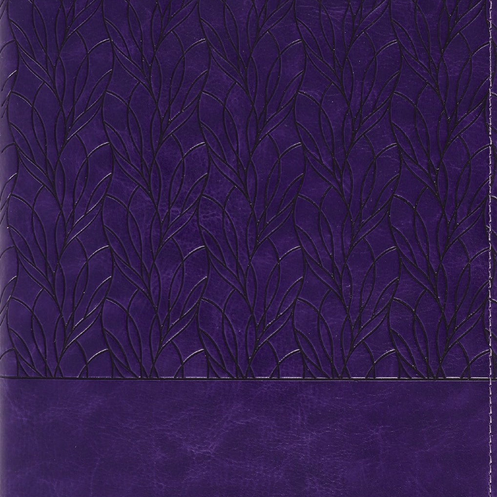Amplified Holy Bible, Large Print, Leathersoft, Purple from Zondervan 20 9780310468943