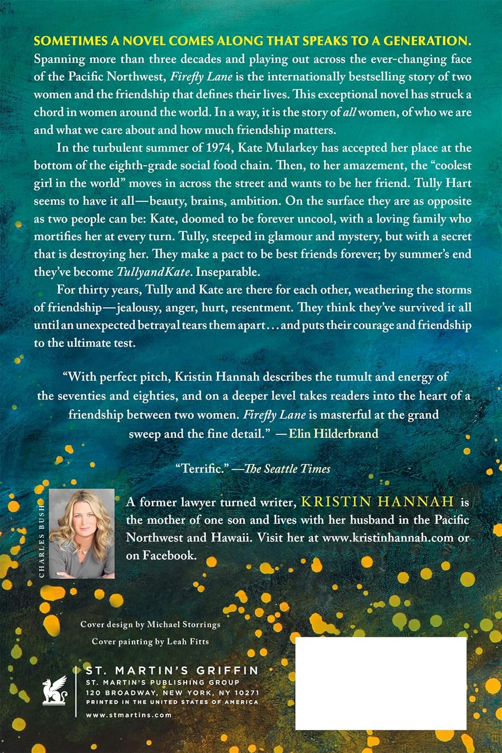 Firefly Lane by Hannah. Kristin 9780312537074_1