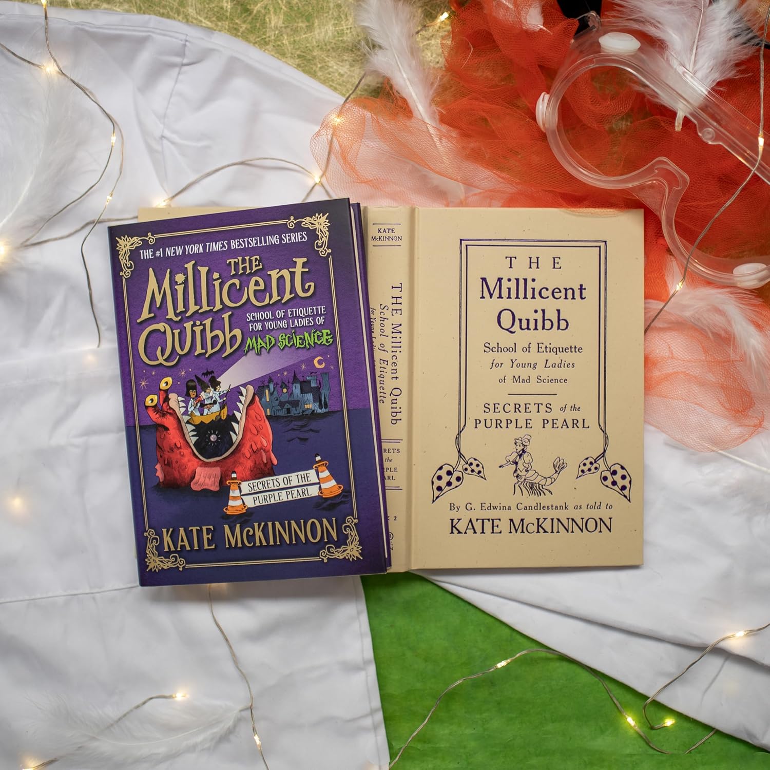 SECRETS OF THE PURPLE PEARL (MILLICENT QUIBB #2) - MCKINNON. KATE 9780316555296_3