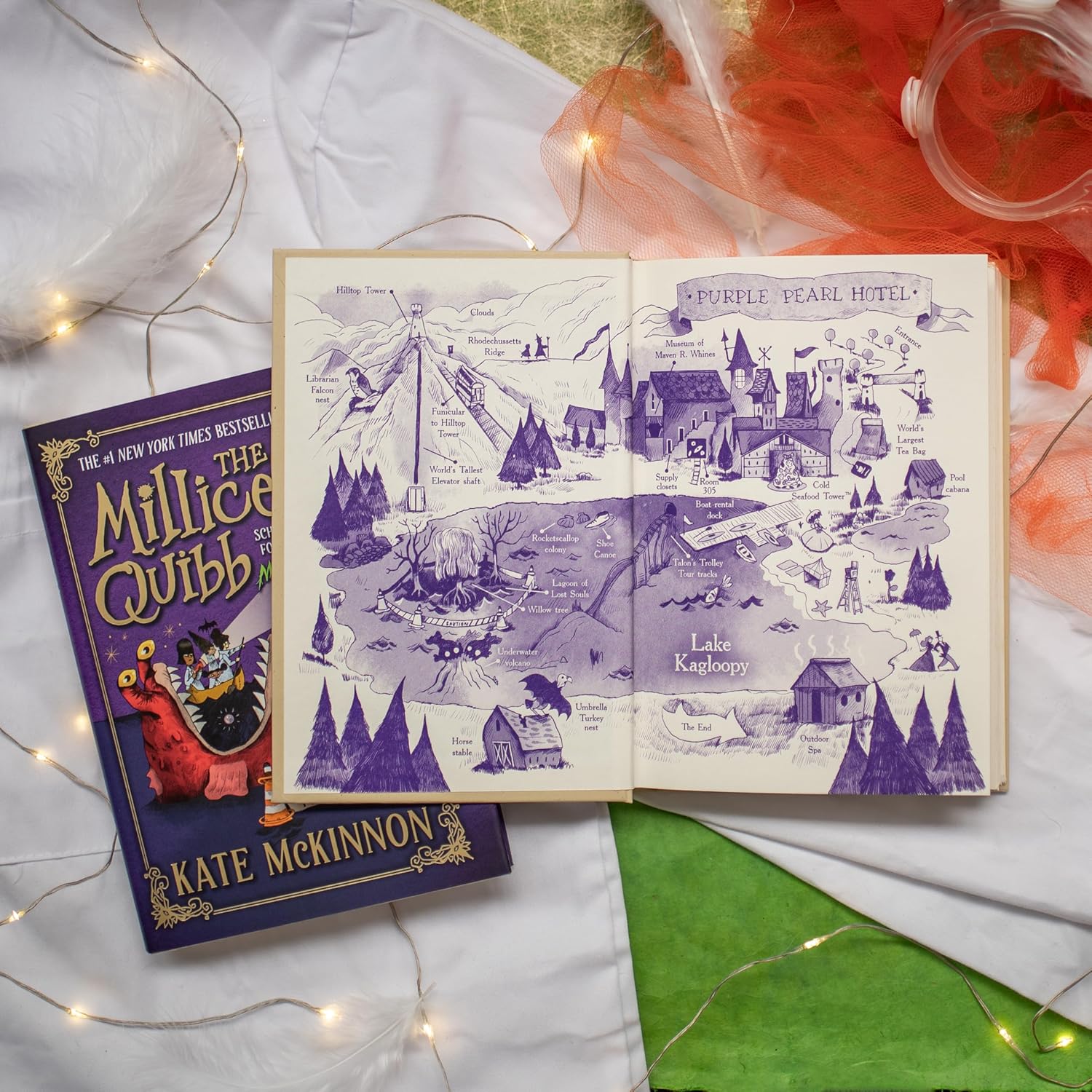 SECRETS OF THE PURPLE PEARL (MILLICENT QUIBB #2) - MCKINNON. KATE 9780316555296_4