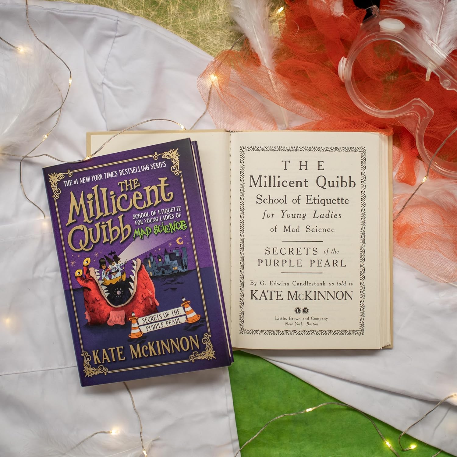 SECRETS OF THE PURPLE PEARL (MILLICENT QUIBB #2) - MCKINNON. KATE 9780316555296_5
