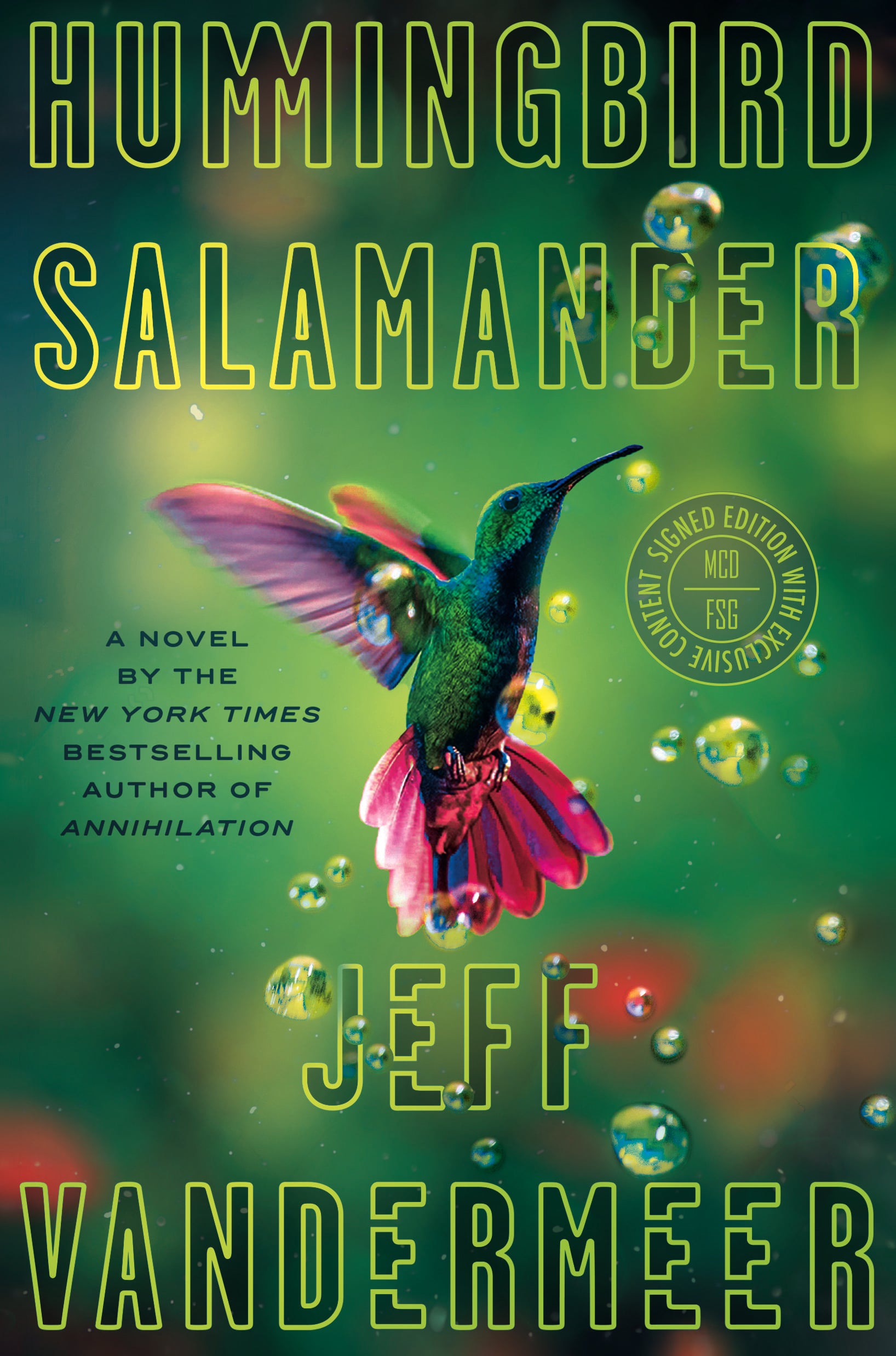 HUMMINGBIRD SALAMANDER - VANDERMEER. JEFF 9780374604905