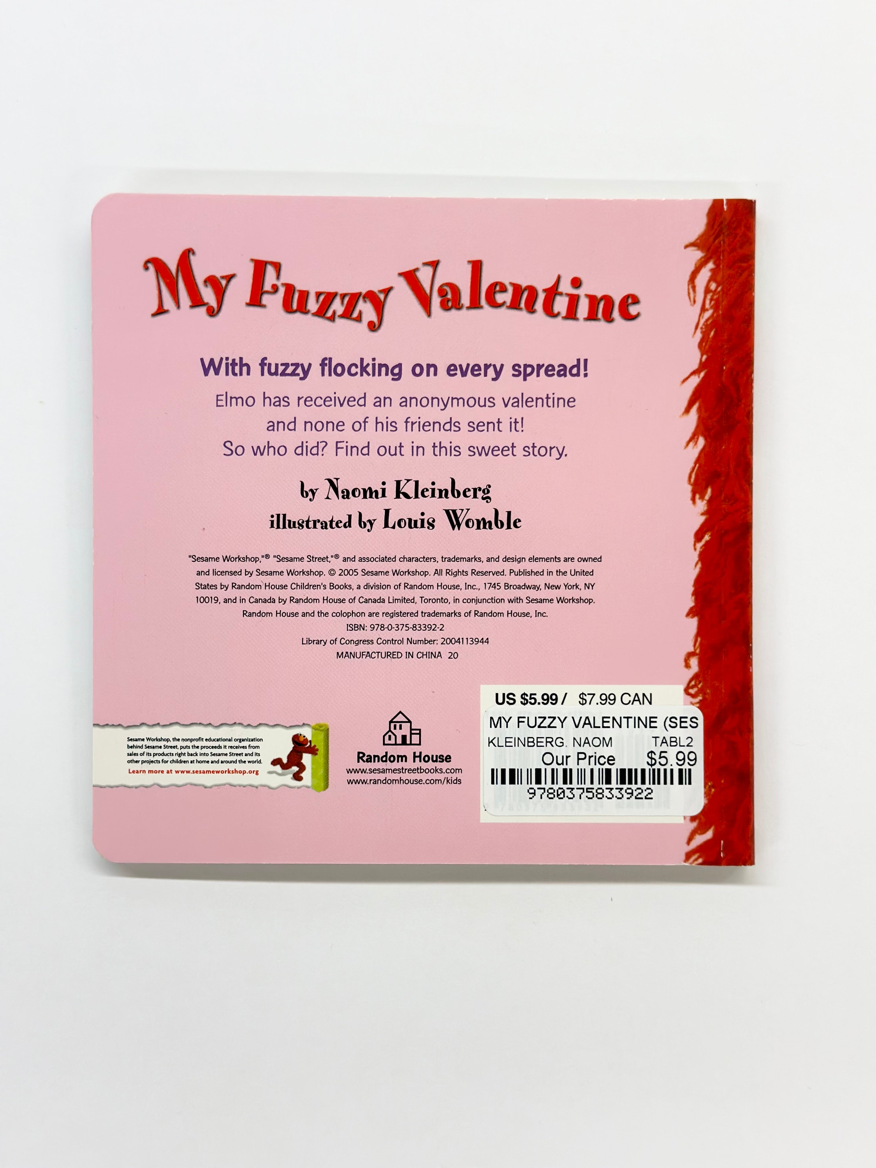 My Fuzzy Valentine (Sesame Street) by Kleinberg. Naomi ; Moroney. Christopher 9780375833922_2