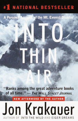 Into Thin Air by Krakauer. Jon 9780385494786_2ec2c3b1-6555-4e0a-967e-a600a11abded