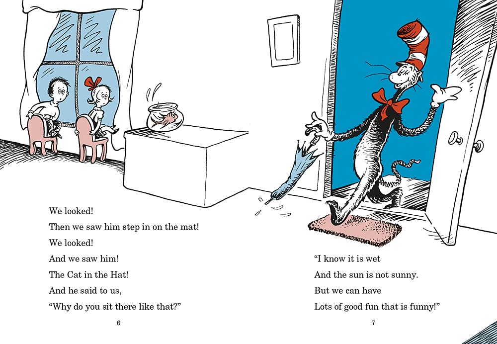 The Cat In The Hat by Dr Seuss Childrens Picture 9780394800011_1